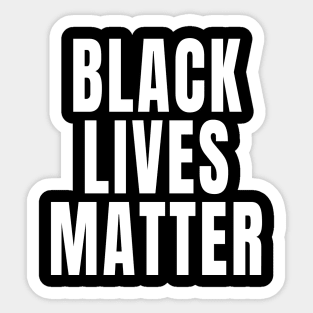 Black Lives Matter (Black) Sticker